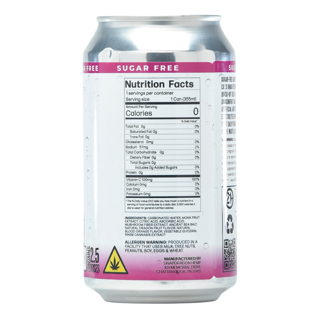 25mg RINS9 Dragon Fruit Canna Bliss