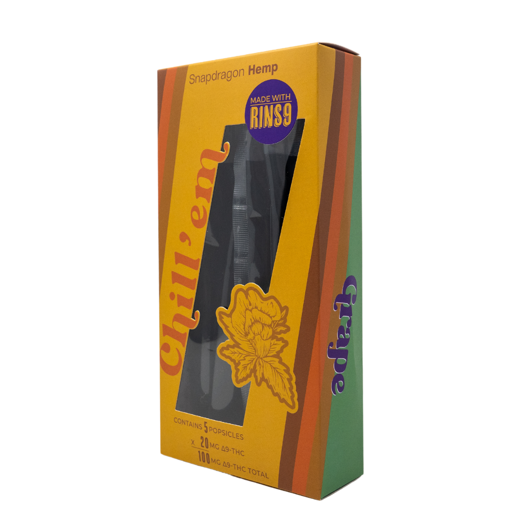Delta-9 THC 20mg CHILL ‘EM Infused Popsicles